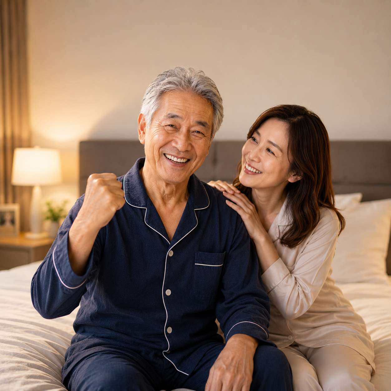 元気なシニア男性