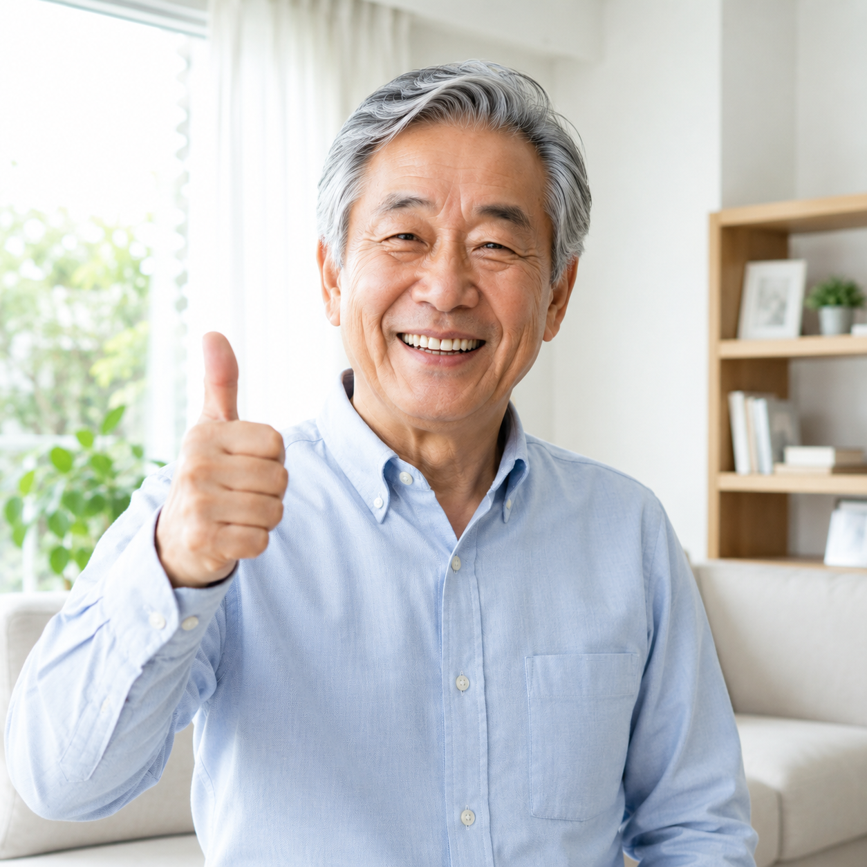 自信に満ちた男性